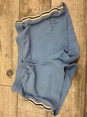 Vintage American Eagle Outfitters Light Blue Cotton Lounge Shorts